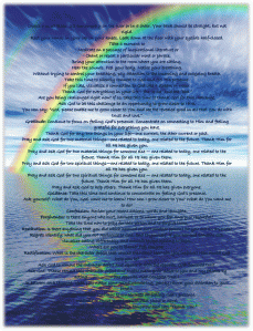 how to meditate with rainbow