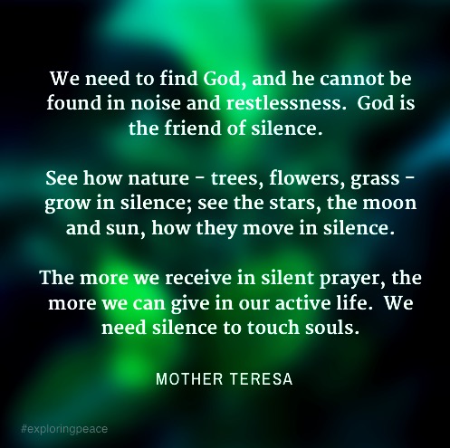 Silence mother teresa