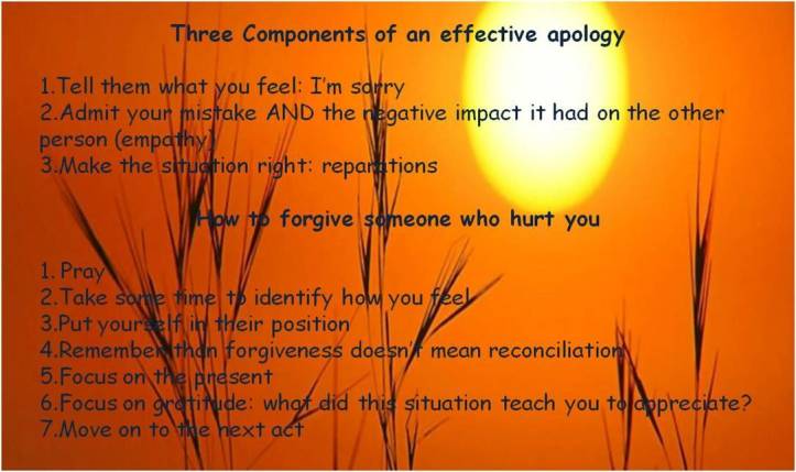 how to apologize and forgive
