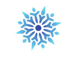 blue snowflake