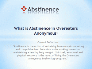 abstinence